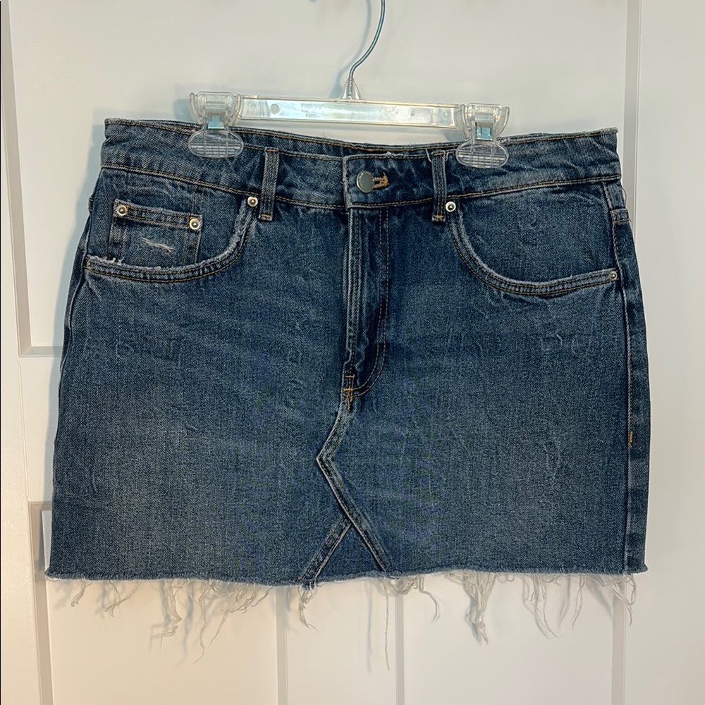Denim Mini Skirt